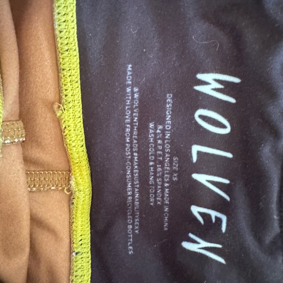 Wolven threads shorts yoga running etc… - Picture 2 of 3